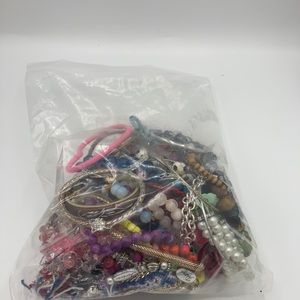 Bracelet lot cheap costume jewelry craft 5lbs